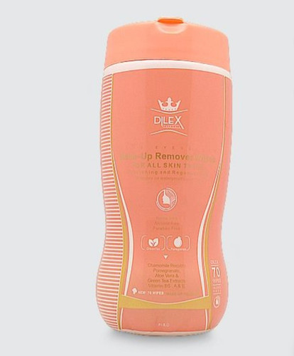 دستمال مرطوب استوانهای پاککننده آرایش 70 عددی